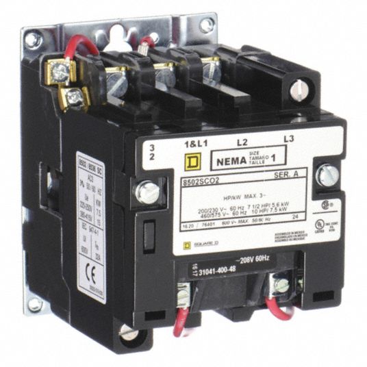 8502 SDO-2 Square D Size 2 Magnetic Contactor 240V/60Hz 220V/50Hz