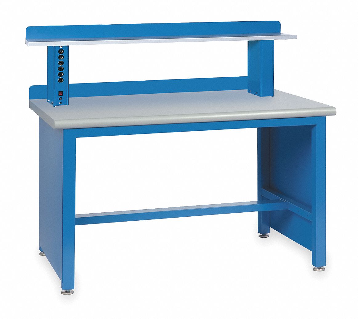 LISTA Workbench, Laminate, 30 in Depth, 35 1/4 in Height, 72 in Width