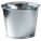 MOP BUCKET,5 QT.,SILVER,GALVANIZED