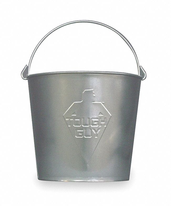 MOP BUCKET,12 QT,SILVER,GALVANIZED