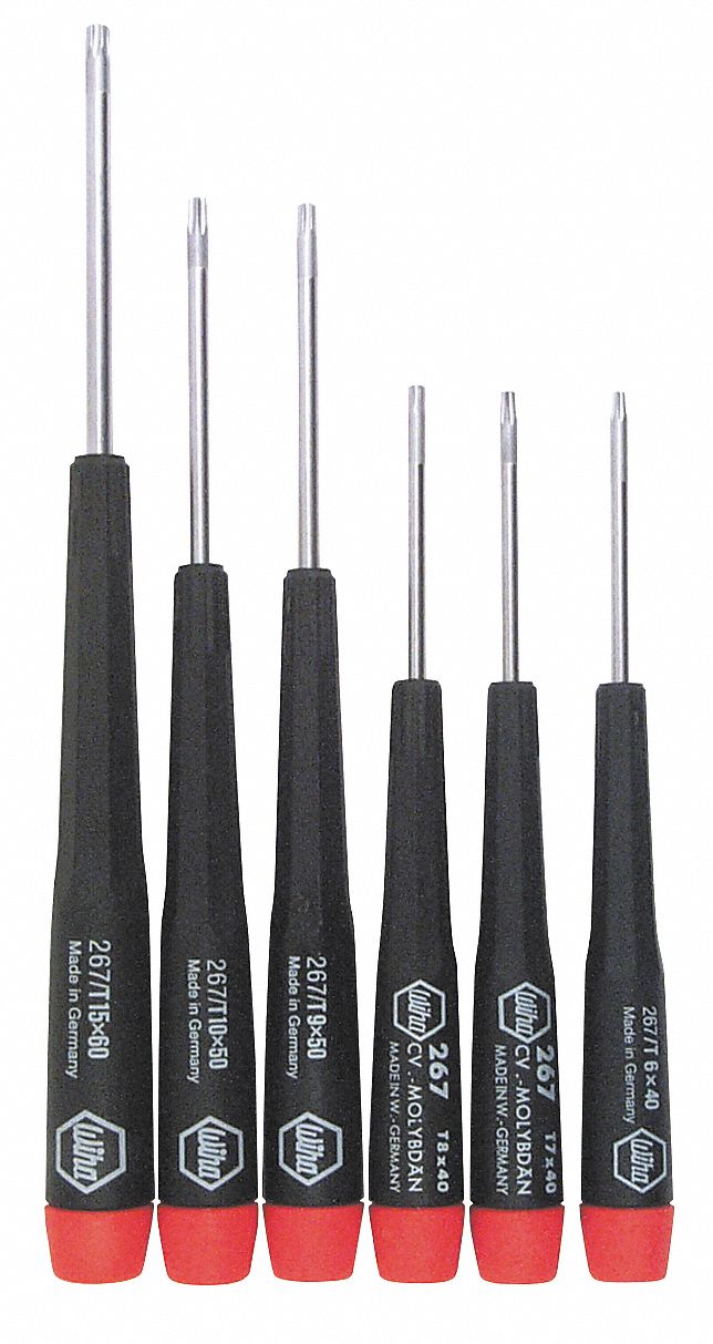 PRECISION DRIVER SET,TORX,6PCS