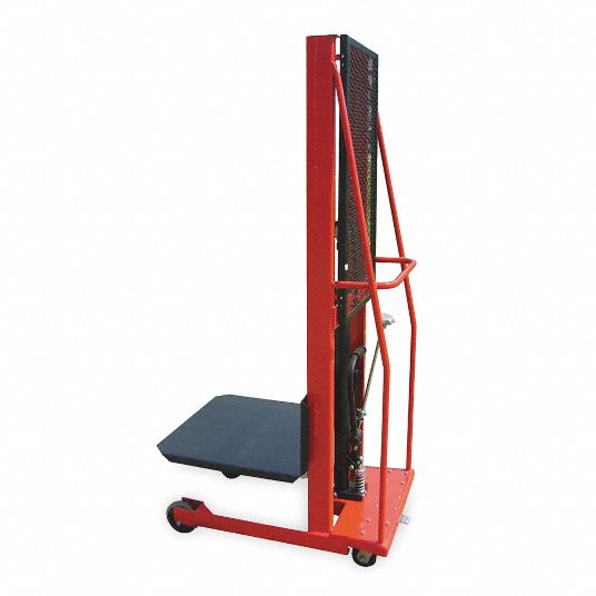 Dayton Manual Platform Lift Truck 1 000 Lb Load Capacity Lifting