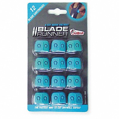 12-Pack Goldblatt G15856 Blade Runner Replacement Blades