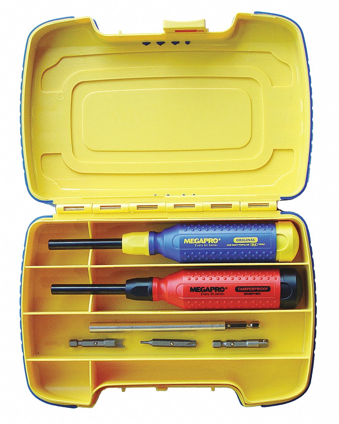 MULTI-BIT SCREWDRIVER, HEX/PHILLIPS/SLOTTED/SPANNER/SQUARE/TAMPER RESISTANT TORX/TORX TIP