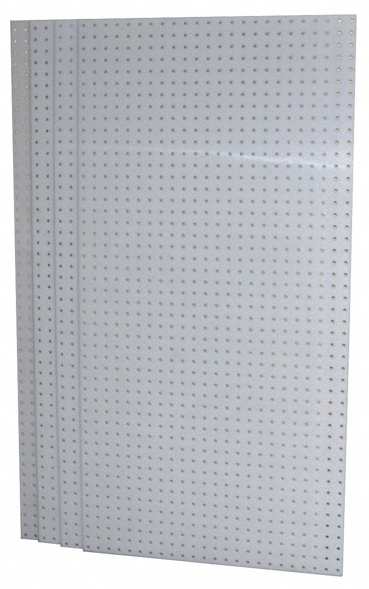 APPROVED VENDOR Panel Perforado , Altura 24 x 24 Ancho , Acero con 300  lb. de Clasificación de Carga , Color Azul - Paneles Perforados y Anaqueles  Estacionarios - 5TPA8