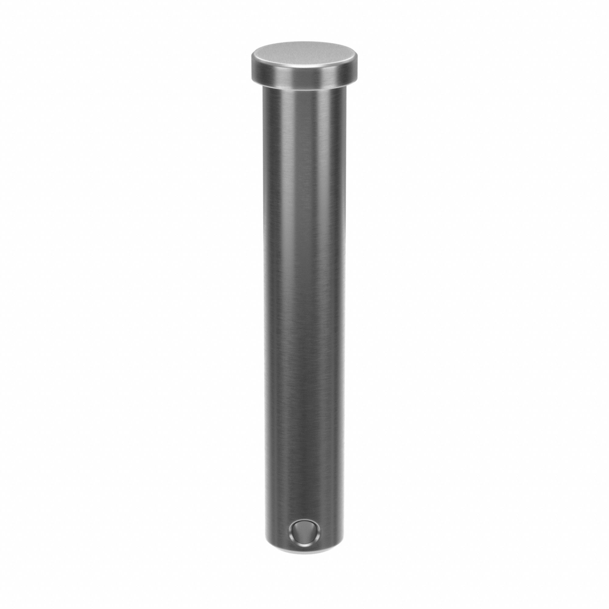 Clevis Pin, 3 in L, SS 0.5 in dia: Inch, 1/2 in Pin Dia, 3 in Shank Lg, Std Clevis Pin, 18-8, Plain