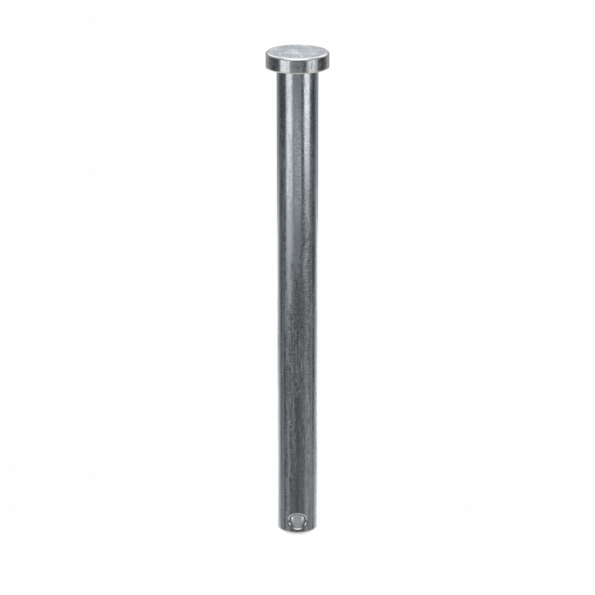 Clevis Pin, 3 in L, Steel 0.25 in dia, PK25: Inch, 1/4 in Pin Dia, 3 in Shank Lg, Std Clevis Pin, 25 PK
