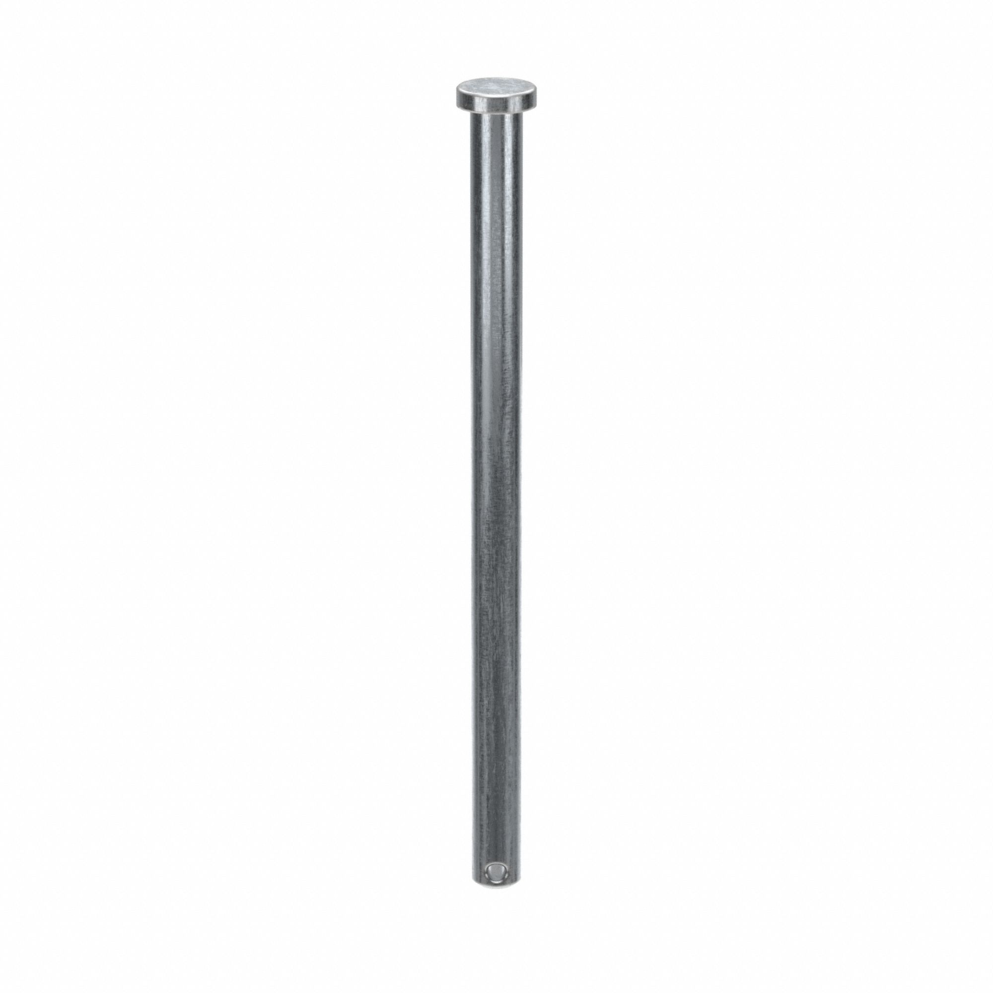 Clevis Pin, 4 in L, Steel 0.25 in dia, PK25: Inch, 1/4 in Pin Dia, 4 in Shank Lg, Std Clevis Pin, 25 PK