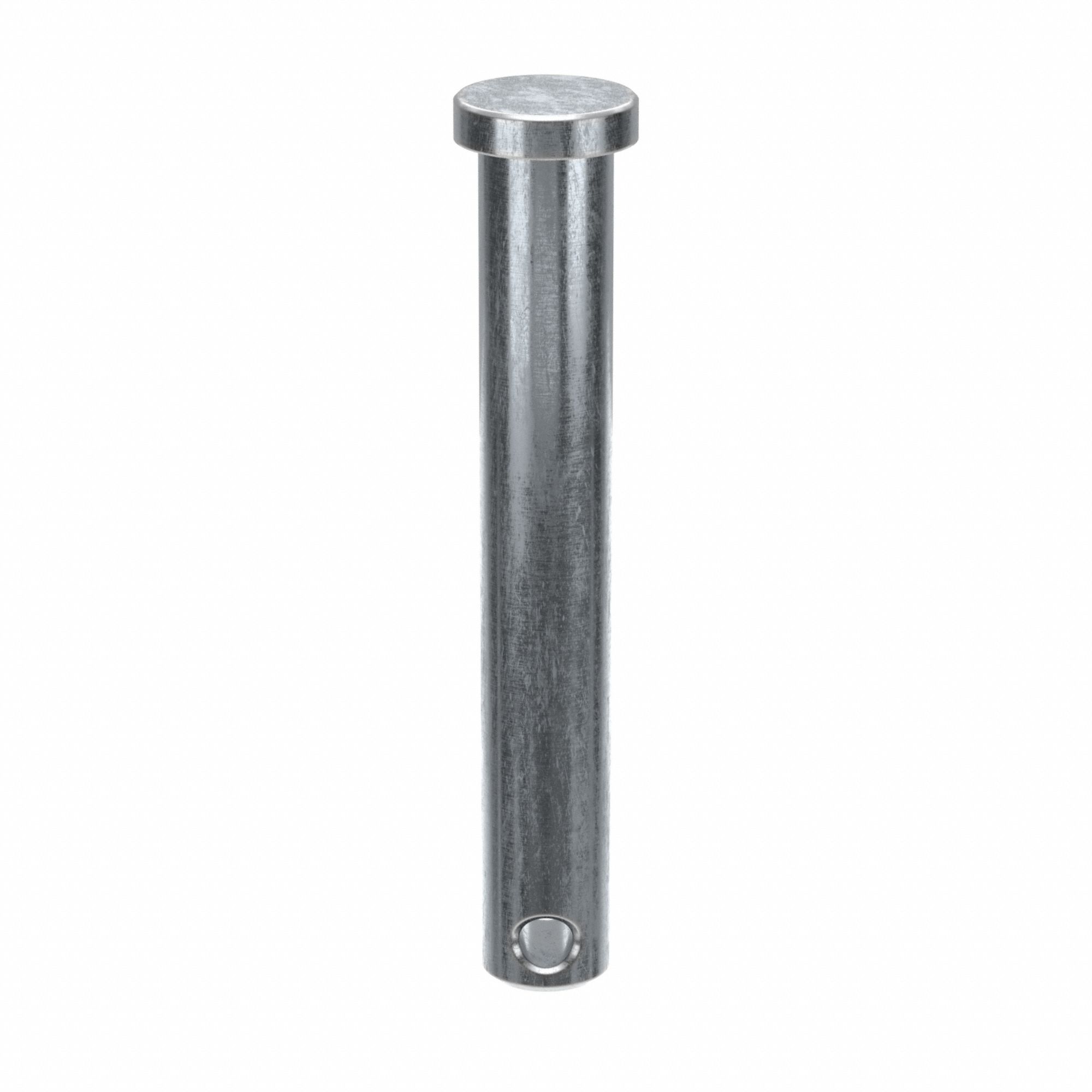 Clevis Pin, 2.5 in L 0.375in dia, PK10: Inch, 3/8 in Pin Dia, 2 1/2 in Shank Lg, Std Clevis Pin, 10 PK