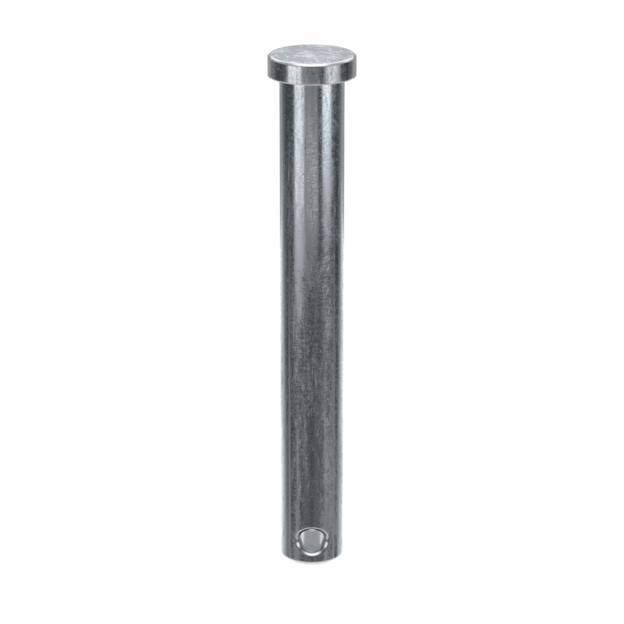 CLEVIS PIN, 3 IN L, STEEL, 0.375 IN DIA, INCH, ⅜ IN DIA, 3 IN SHANK L, STANDARD, 10 PK