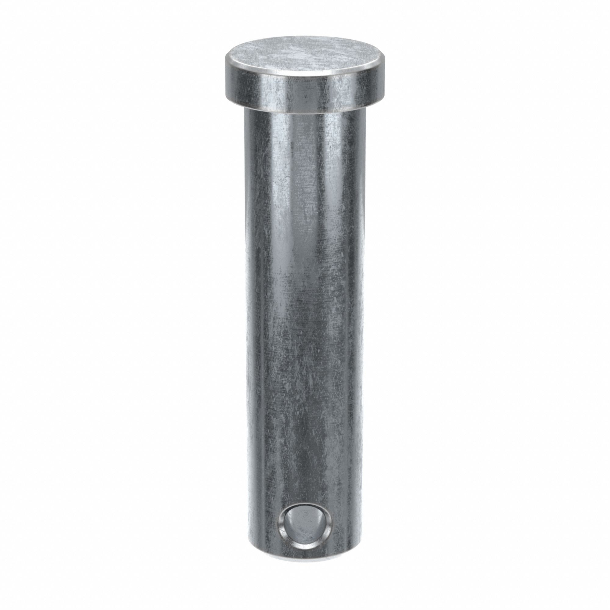 Clevis Pin, 1.75 in L 7/16in dia, PK10: Inch, 7/16 in Pin Dia, 1 3/4 in Shank Lg, Steel, Headed, 10 PK