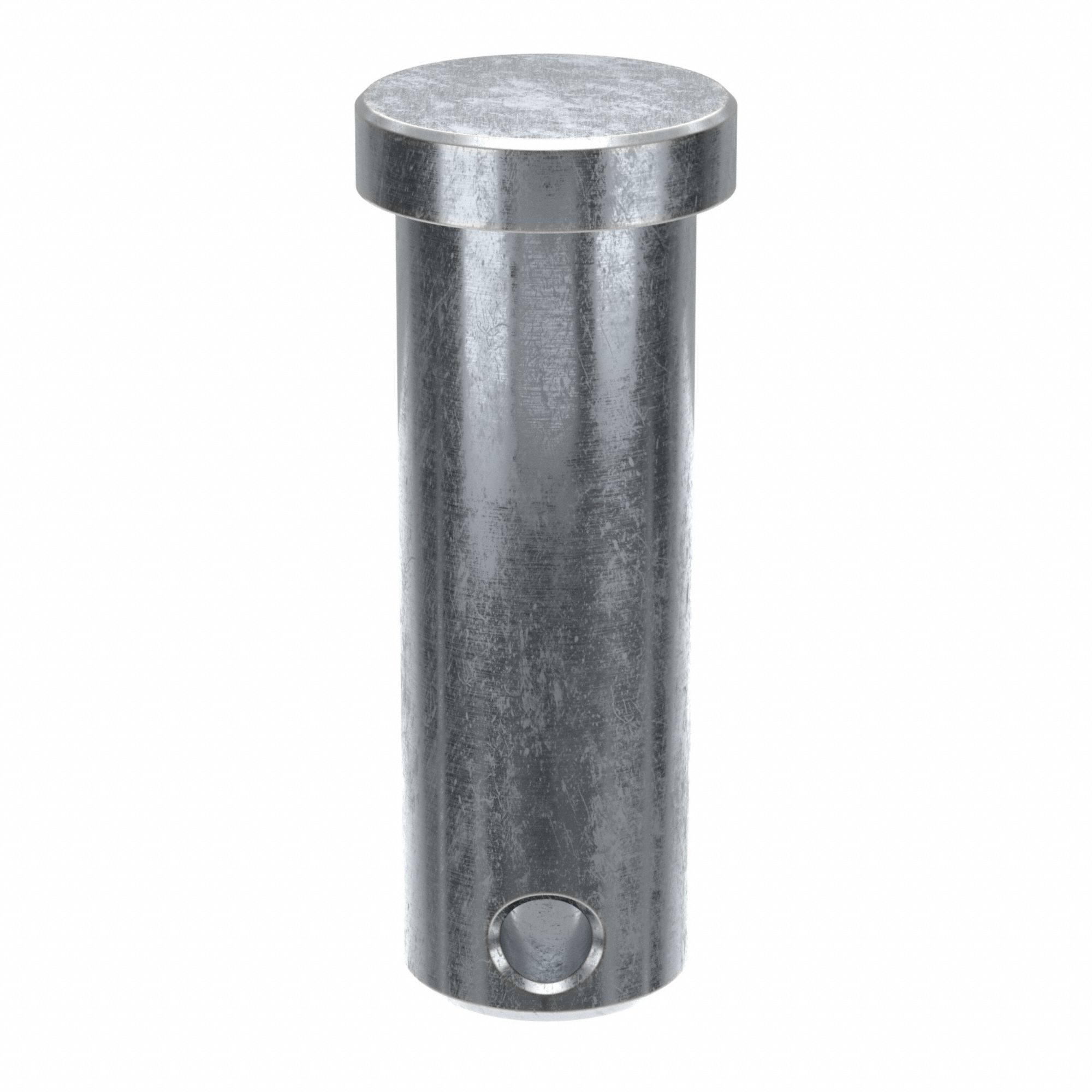 Clevis Pin, 1.421875 in L 0.5in dia, PK10: Inch, 1/2 in Pin Dia, 1 27/64 in Shank Lg, Steel, 10 PK