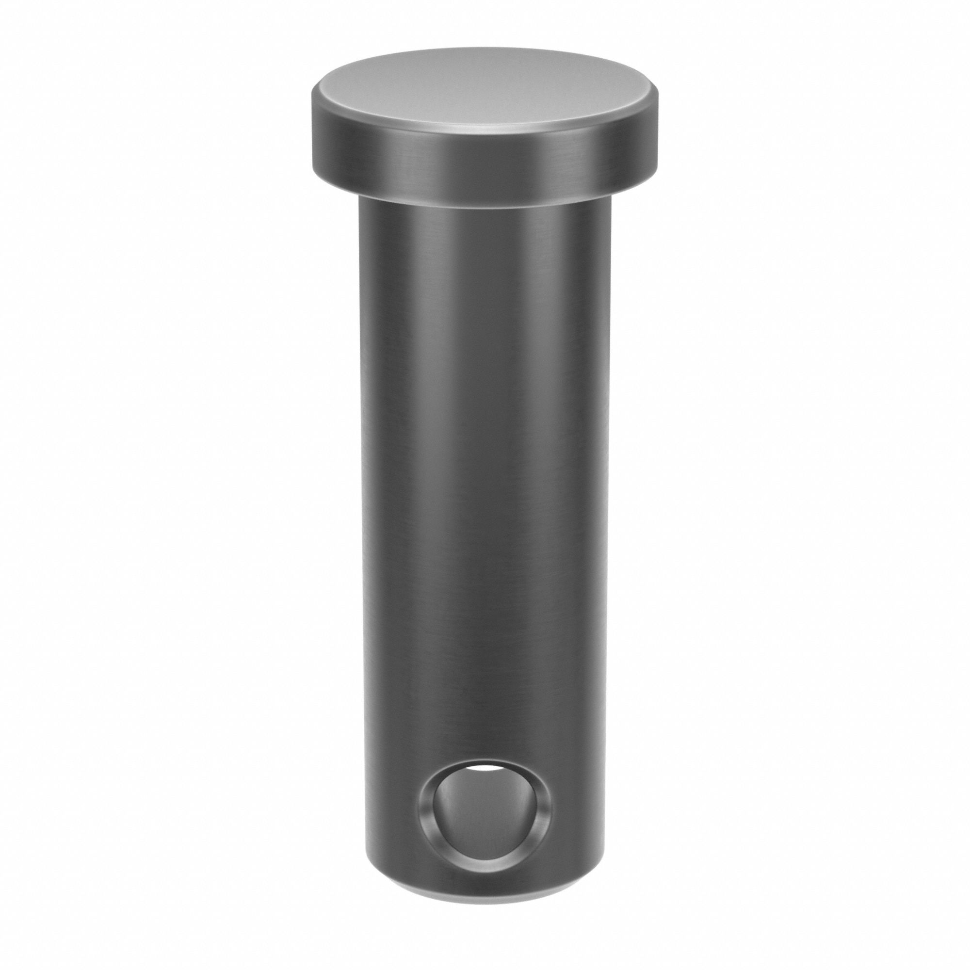 Clevis Pin, 1.125 in L 0.375in dia, PK25: Inch, 3/8 in Pin Dia, 1 1/8 in Shank Lg, Steel, Plain, 25 PK