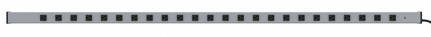Outlet Strip Gray 72 in 24 Outlets