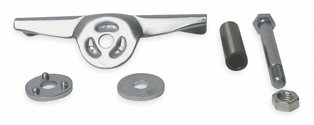 Caster Brake Kit, Stamped Steel - Grainger