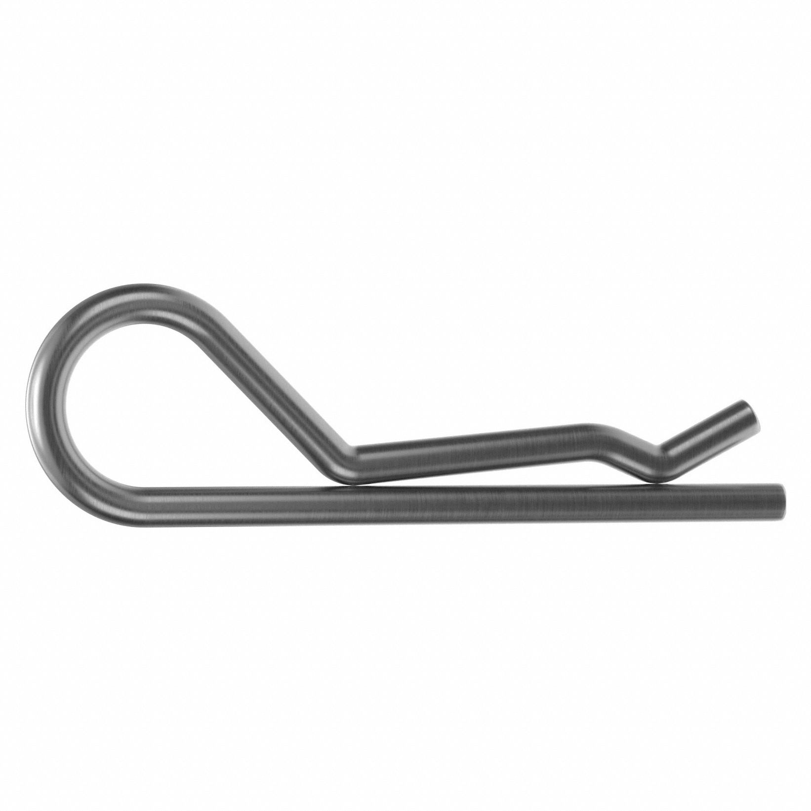 Cotter Pin, 3/64 in dia, 1 in L, PK100: Bridge, Inch, 3/64 in Pin Dia, 1 in Shank Lg, 18-8, 100 PK