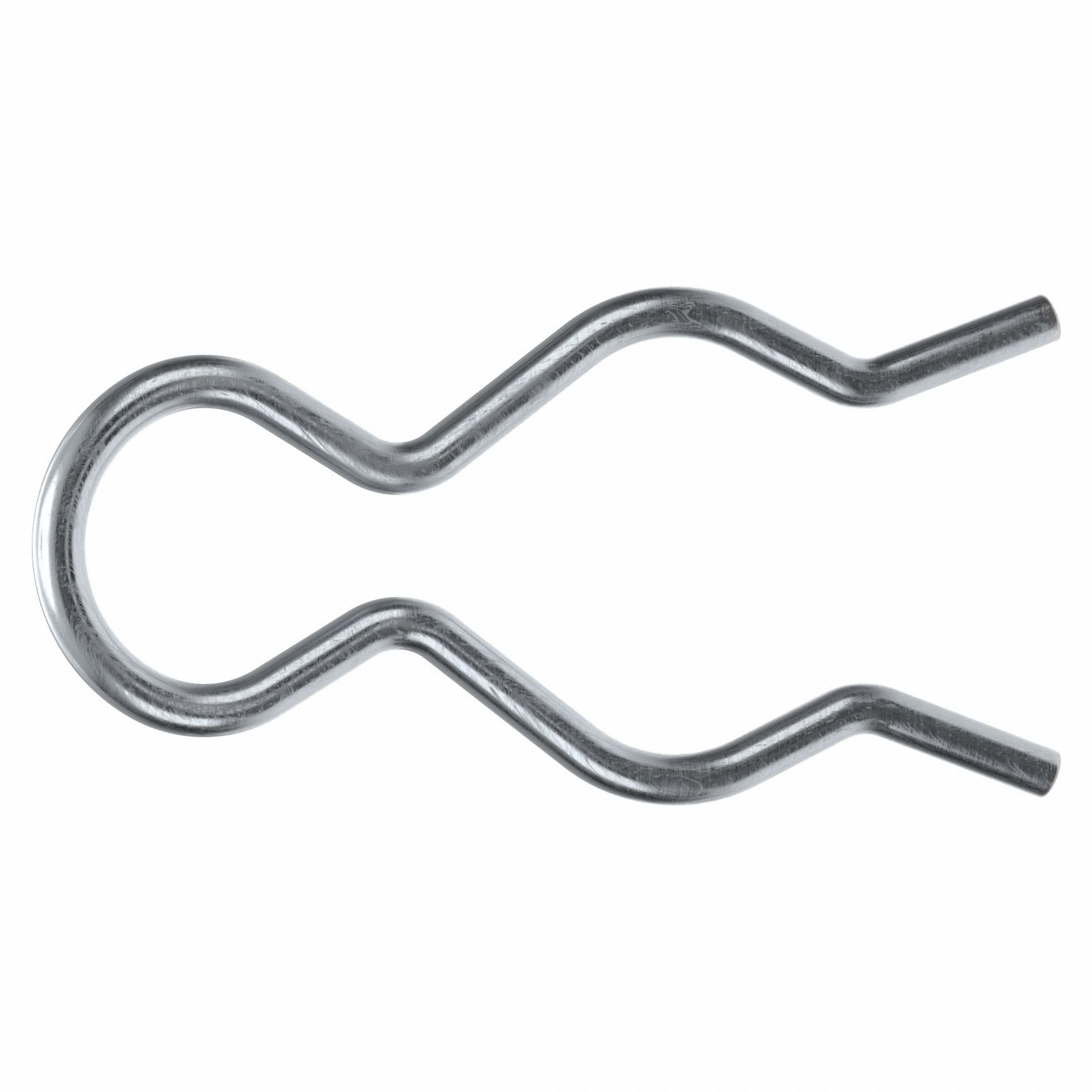 Cotter Pin, 3/64 in dia, 1 in L, PK100: Bridge, Inch, 3/64 in Pin Dia, 1 in Shank Lg, Grade MB, 100 PK