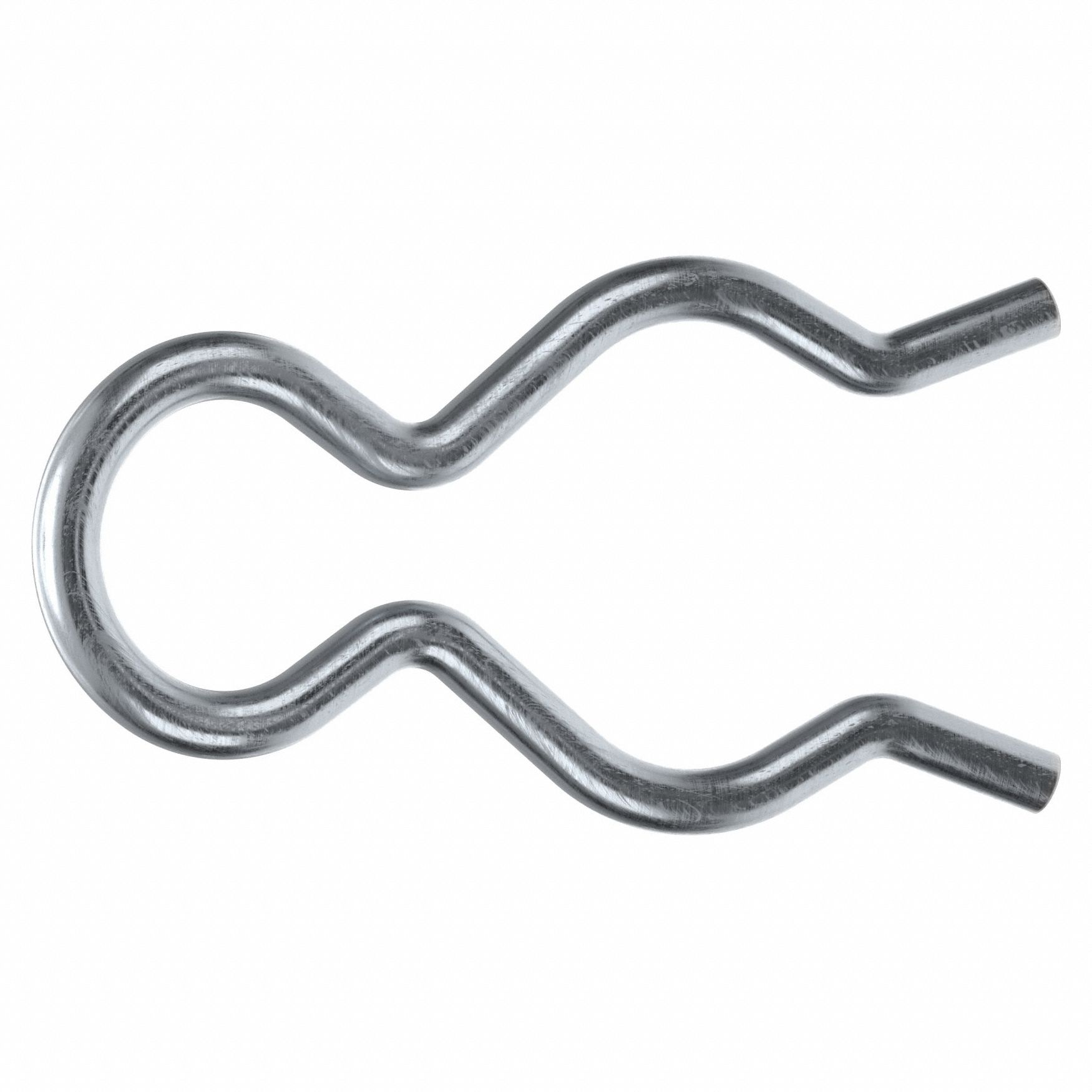 Cotter Pin, 3/32 in dia, 1.5 in L, PK100: Bridge, Inch, 3/32 in Pin Dia, 1 1/2 in Shank Lg, 100 PK