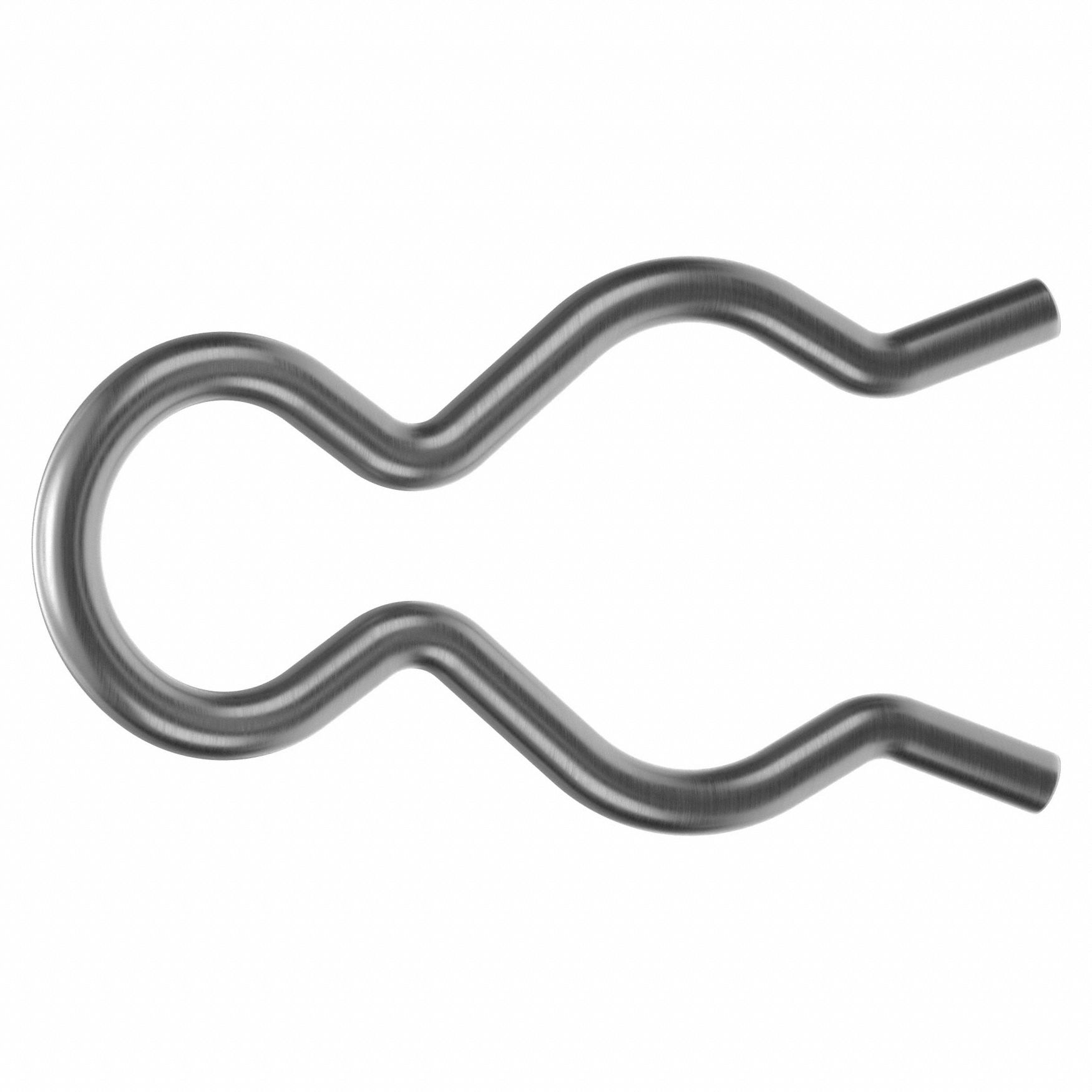 Cotter Pin, 3/64 in dia, 0.75 in L, PK100: Bridge, Inch, 3/64 in Pin Dia, 3/4 in Shank Lg, 18-8, 100 PK