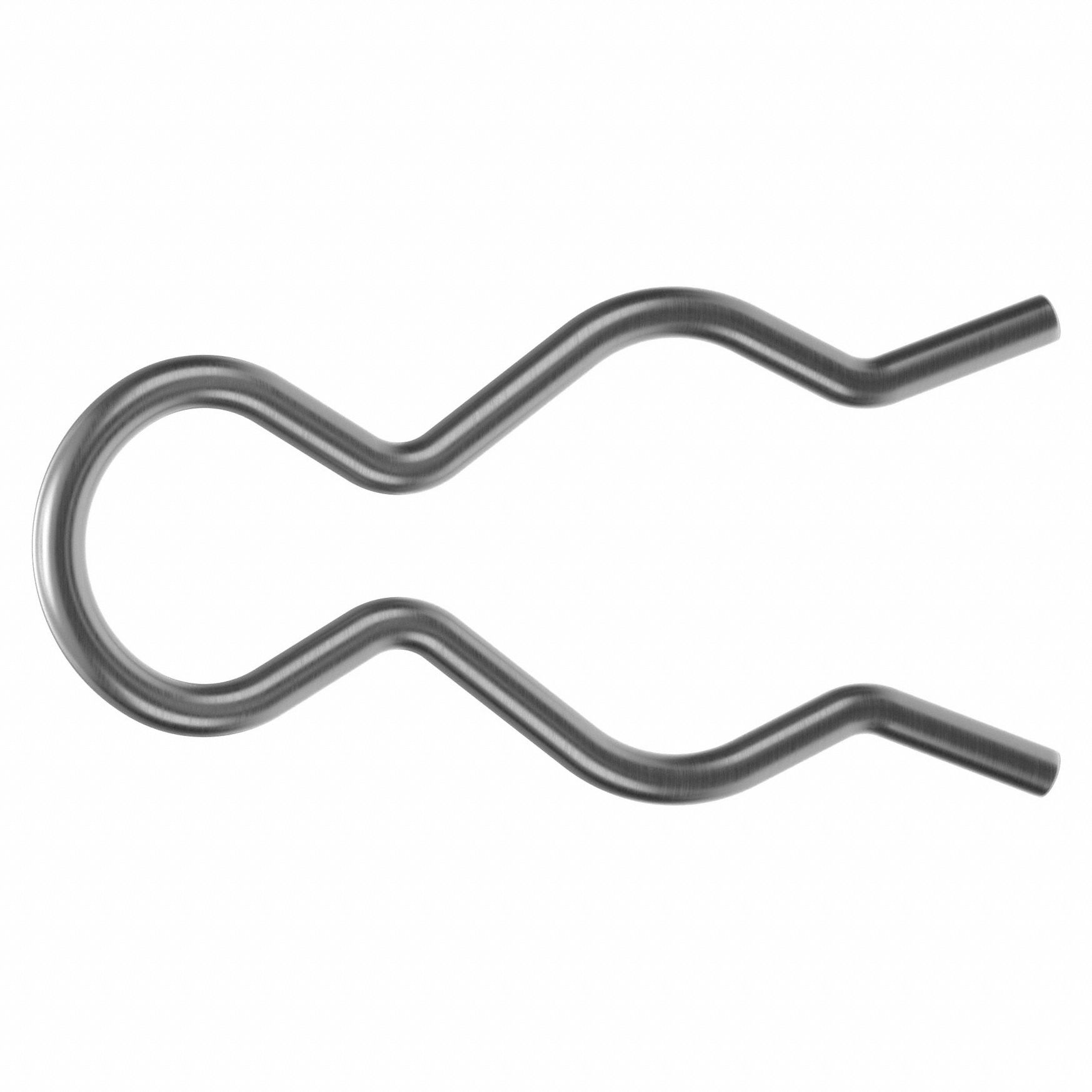 Cotter Pin, 3/64 in dia, 1 in L, PK100: Bridge, Inch, 3/64 in Pin Dia, 1 in Shank Lg, 18-8, 100 PK