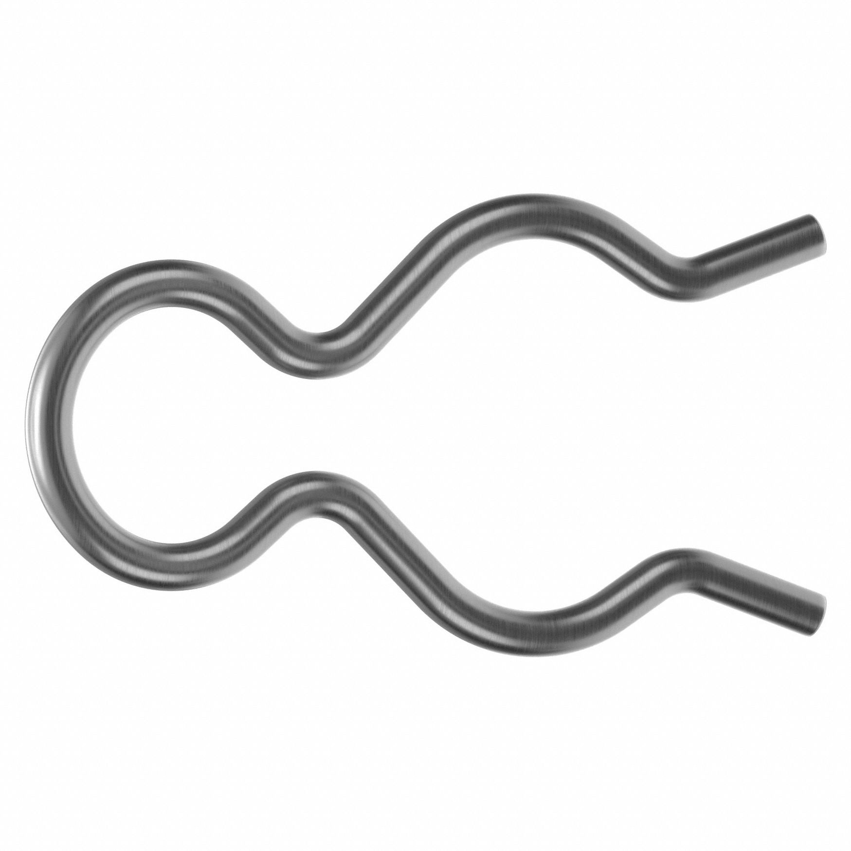 Cotter Pin, 1/16 in dia, 1.125 in L, PK50: Bridge, Inch, 1/16 in Pin Dia, 1 1/8 in Shank Lg, 50 PK