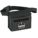 RESPIRATOR BAG, 420D NYLON, BLACK, 8½ X 3½ X 6½ IN, 135 CI, INCLUDES WAIST STRAP