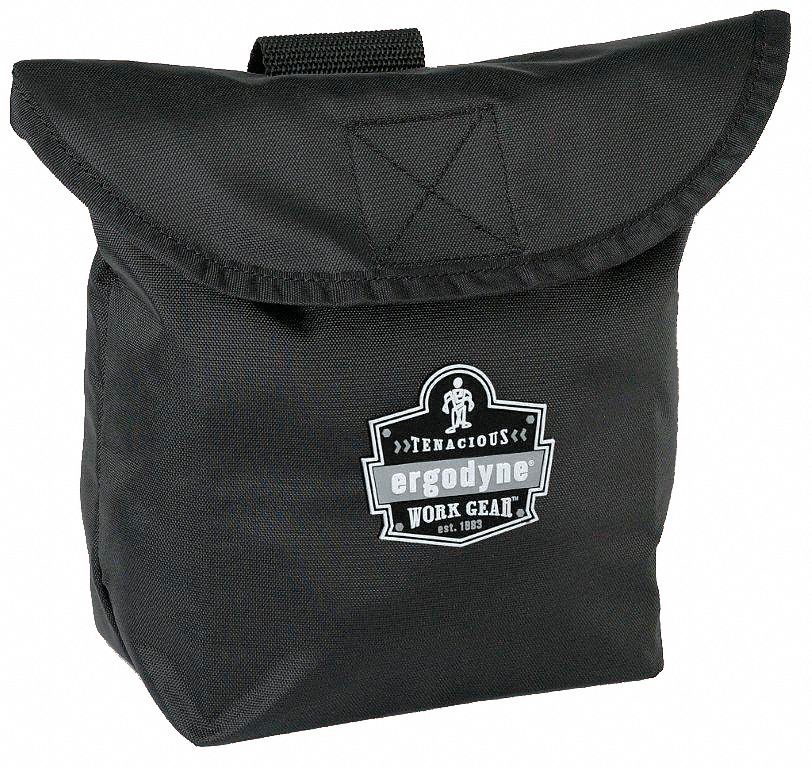 RESPIRATOR BAG, FULL-FACE, 88VX, 420D NYLON, BLACK, L, 9 X 6 X 3½ IN, 3 LITRE