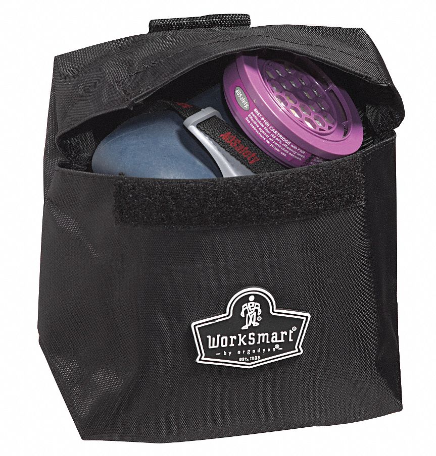 ERGODYNE Gear Bag w/Belt Loop, 7" Height, 6" Width, 420denier Nylon