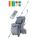 MOP BUCKET AND WRINGER,GRAY,8 GAL