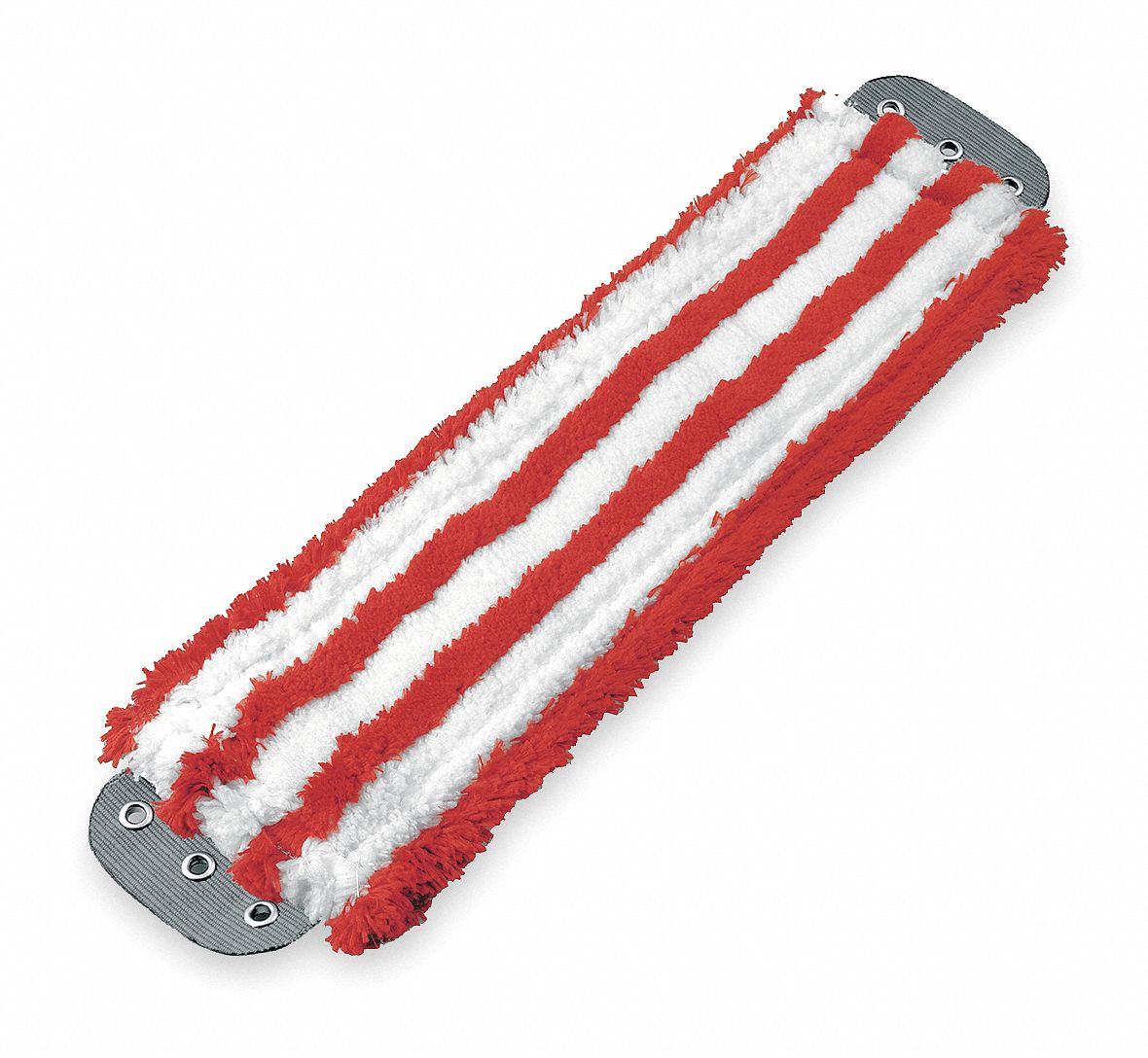 MOP PAD,RED/WHITE,MICROFIBER