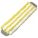 DAMP MOP PAD,YELLOW,MICROFIBER