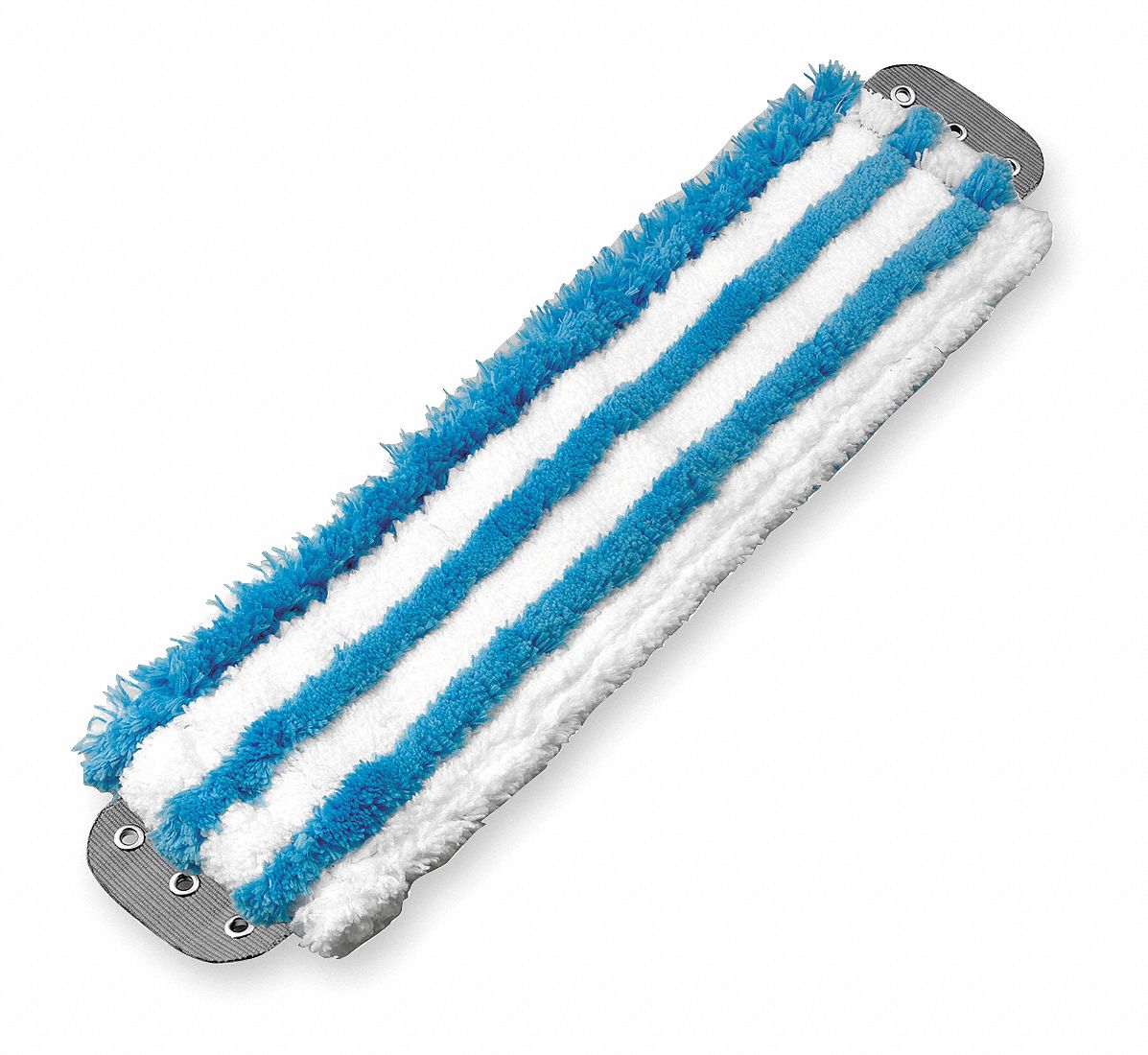 FLAT MOP PAD,BLUE/WHITE,MICROFIBER