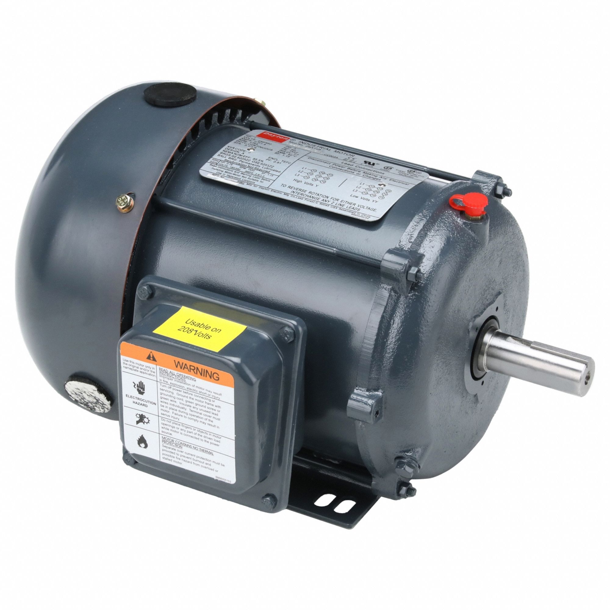 MOTOR CITY MICHIGAN ット 02221CJ024最安値 DAYTON, Totally Enclosed Fan Cooled, Rigid Base Mount, General