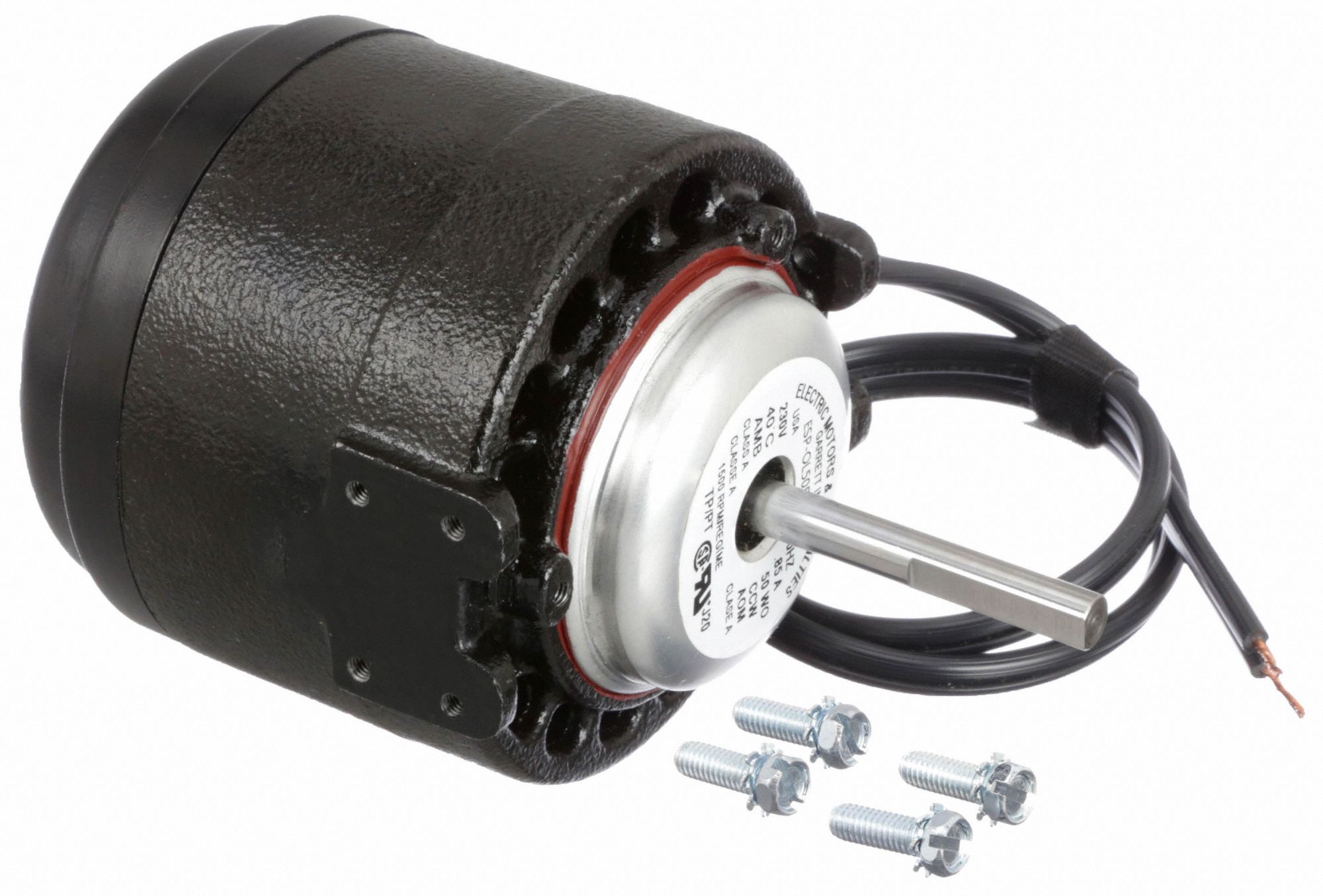 EM&S Unit Bearing Motor Cast Iron Frame, Rear/Foot Mounting, 50 W