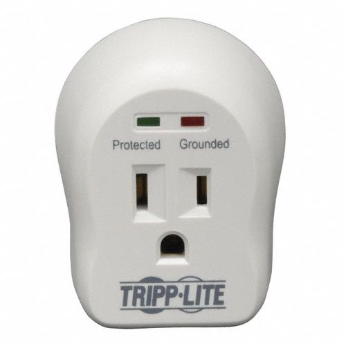 TRIPP LITE Surge Protector Plug Adapter, White, Connector Type 515R