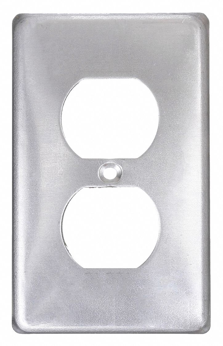 WEATHERPROOF COVER, COPPER-FREE ALUMINUM, FS/FD, DUPLEX RECEPTACLES, 1 GANG, 3