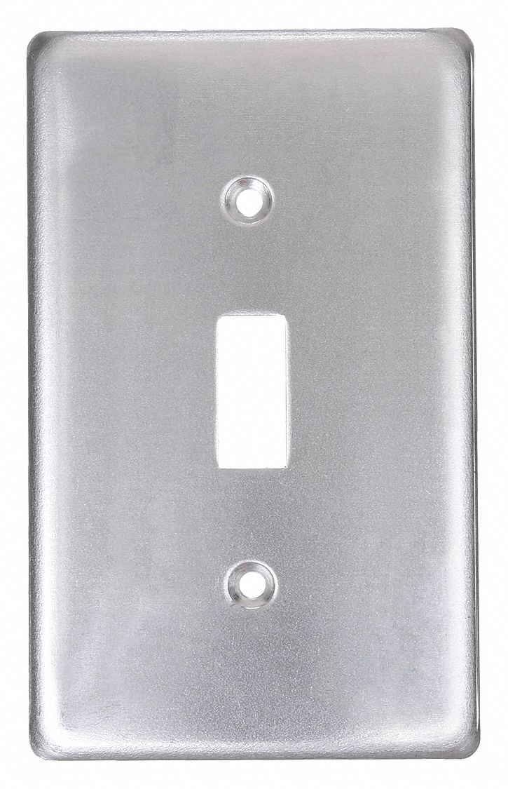 WEATHERPROOF COVER, COPPER-FREE ALUMINUM, FS/FD, TOGGLE SWITCHES, 1 GANG, 3R, GREY