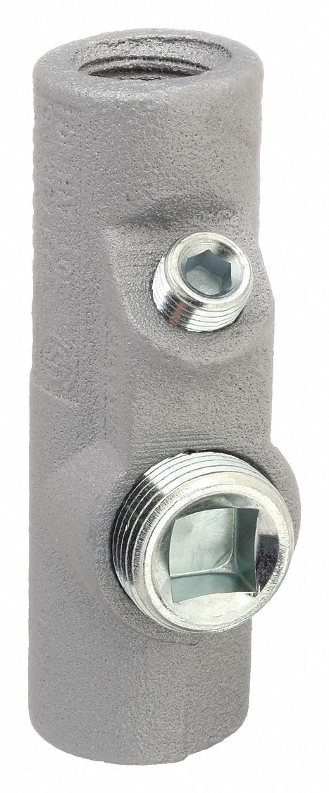 Sealing Fitting - Vertical and Horizontal: Iron, 1/2 in Trade Size, Female to Female
