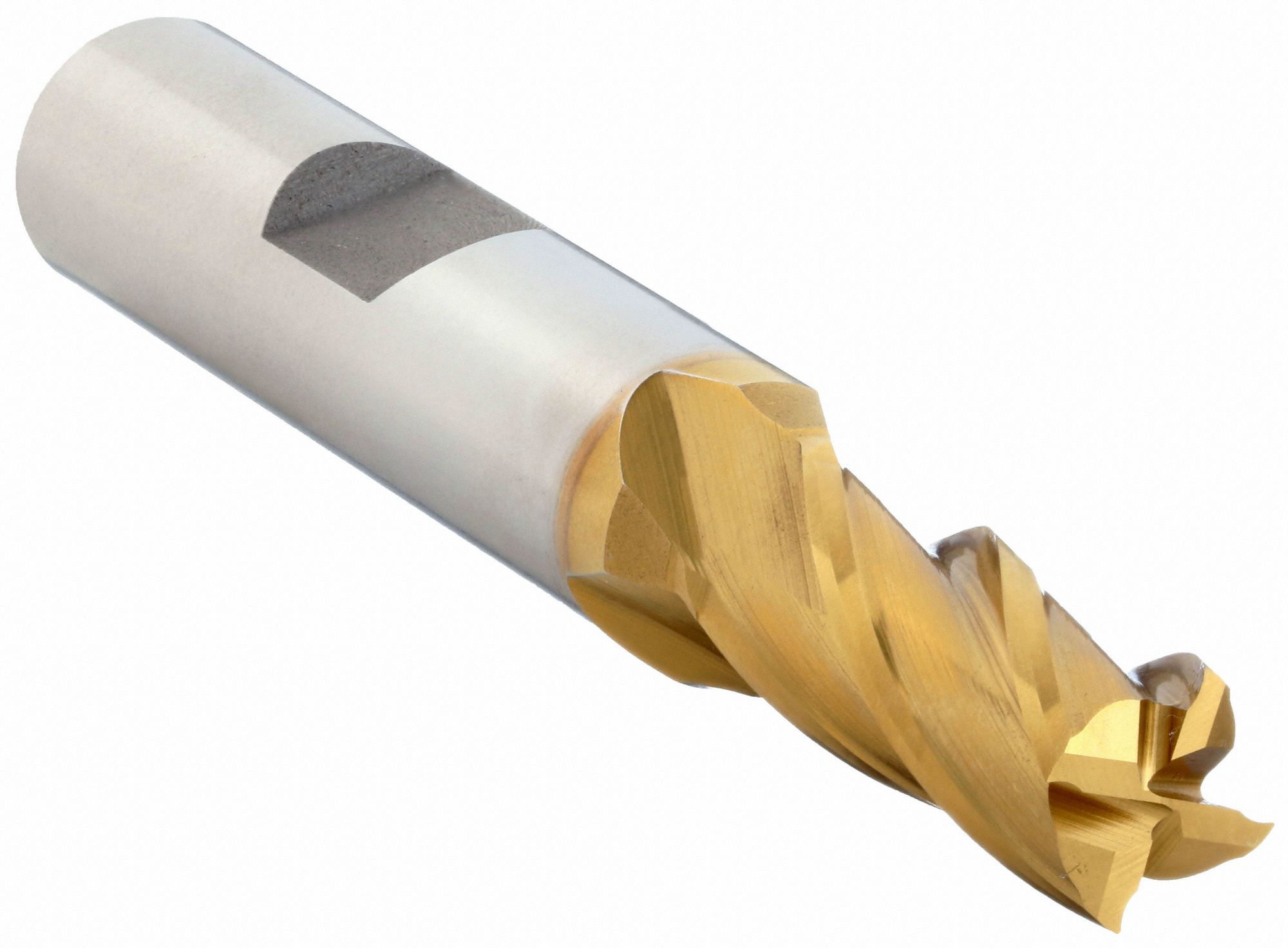 SQUARE END MILL,COBALT,2 7/16 IN L