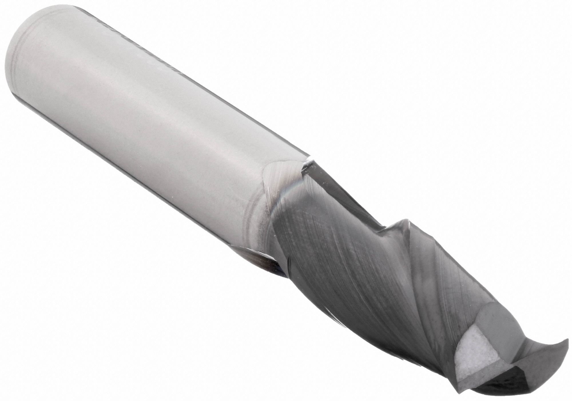 SQUARE END MILL, CENTRE CUTTING, 2 FLUTES, ¼ IN MILLING DIAMETER, ¾ IN CUT, CARBIDE