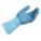 CHEMICAL-RESISTANT GLOVES, BLUE, 45 MIL, 12 IN LENGTH, XL