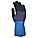 STANZOIL CHEMICAL-RESISTANT GLOVES, BLACK, BLUE, 12 IN LENGTH, SUPPORTED, XL