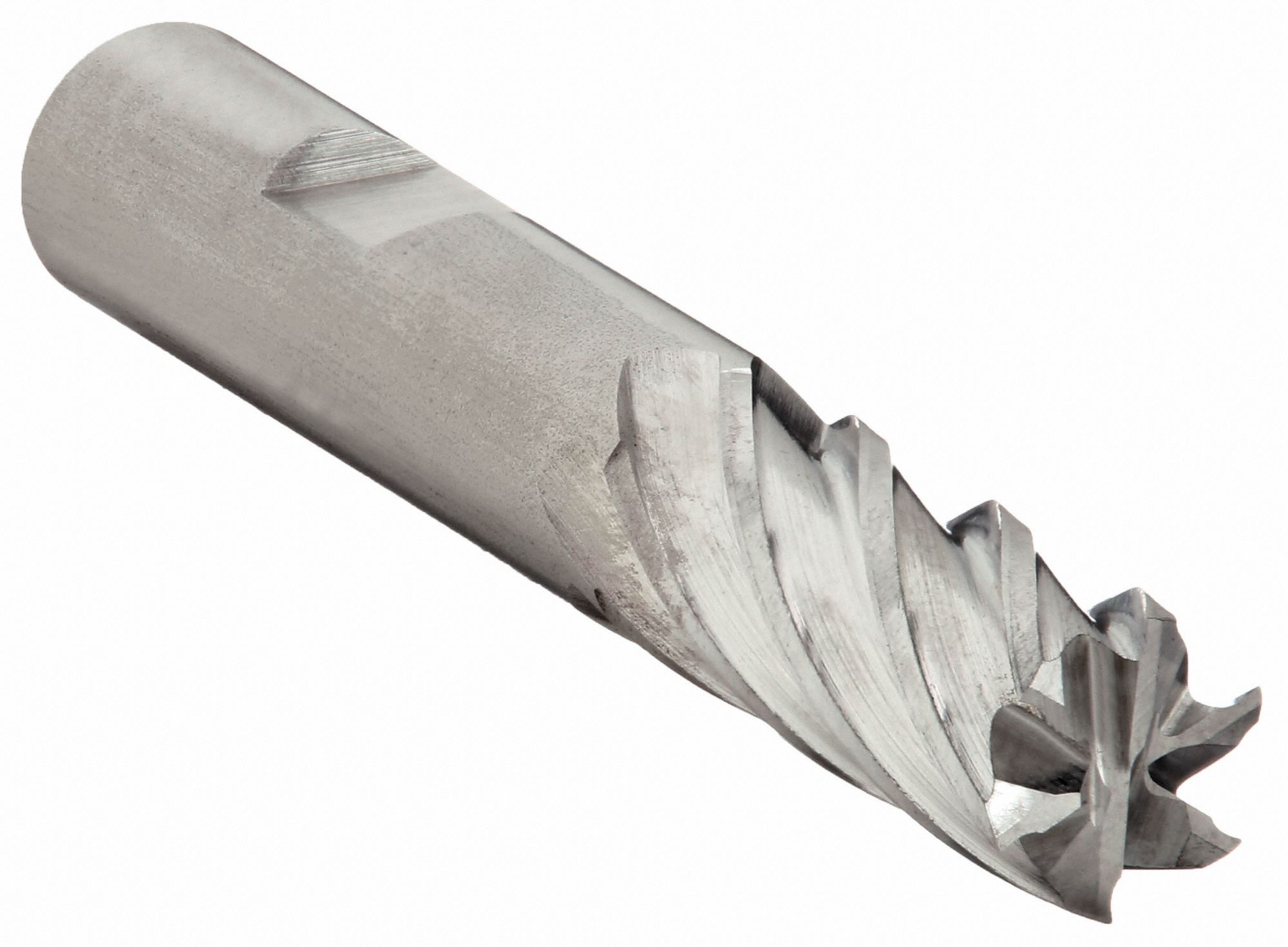 SQUARE END MILL, BRIGHT/UNCOATED FINISH, CENTRE CUTTING, 6 FLUTES, ⅞ IN MILLING DIA