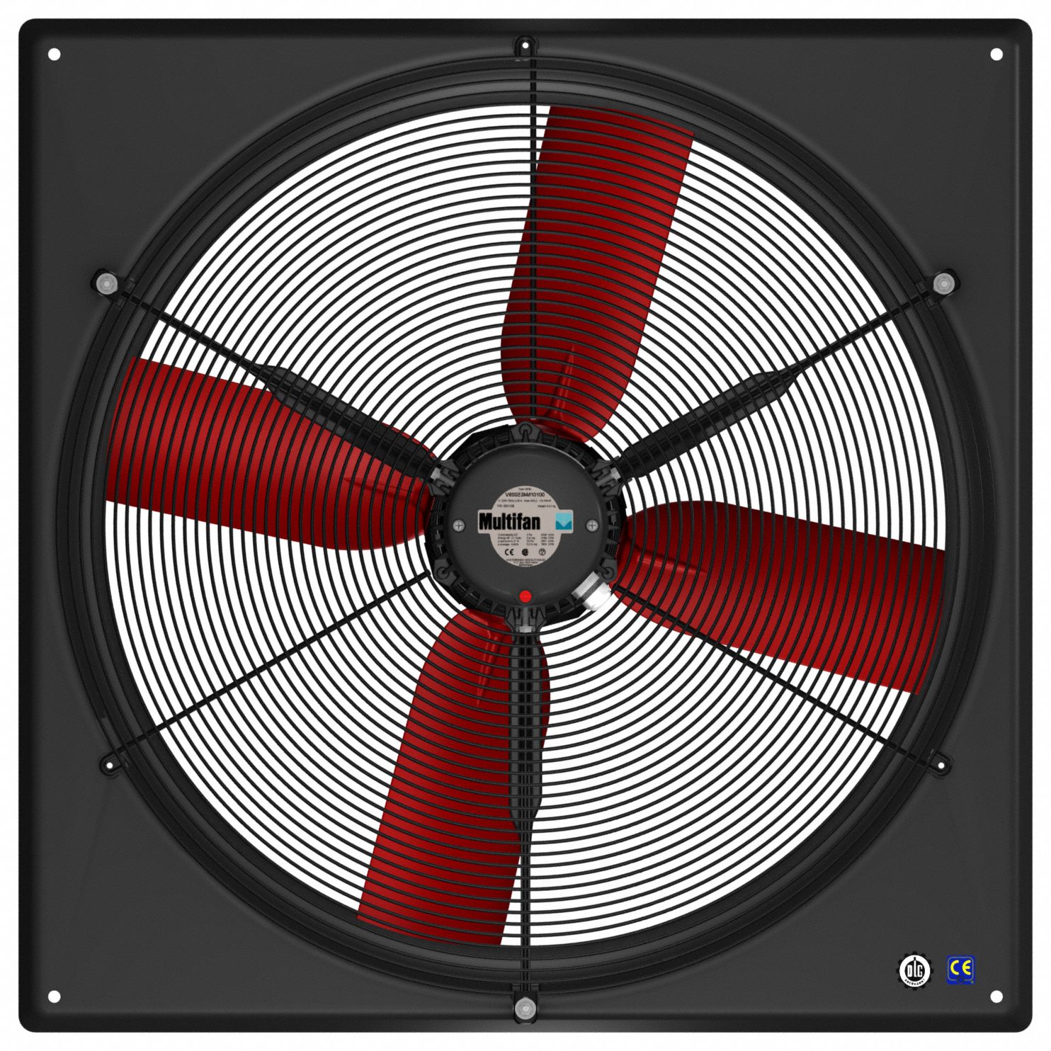 EXHAUST FAN, DIRECT DRIVE, 28 IN BLADE, 2¼ HP, 13,370 CFM, 460V AC, 3 PH, TOTALLY ENCLOSED