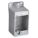 WEATHERPROOF ELECTRICAL BOX, IRON, 1 GANG, ½ IN HUB SIZE, 28 CU IN CAPACITY, GREY