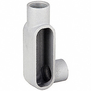 CONDUIT OUTLET BODY,IRON,LR,1-1/2 IN.