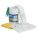 SPILL KIT, 9 GALLON ABSORBED PER KIT, NITRILE GLOVES, OIL ONLY, WHITE