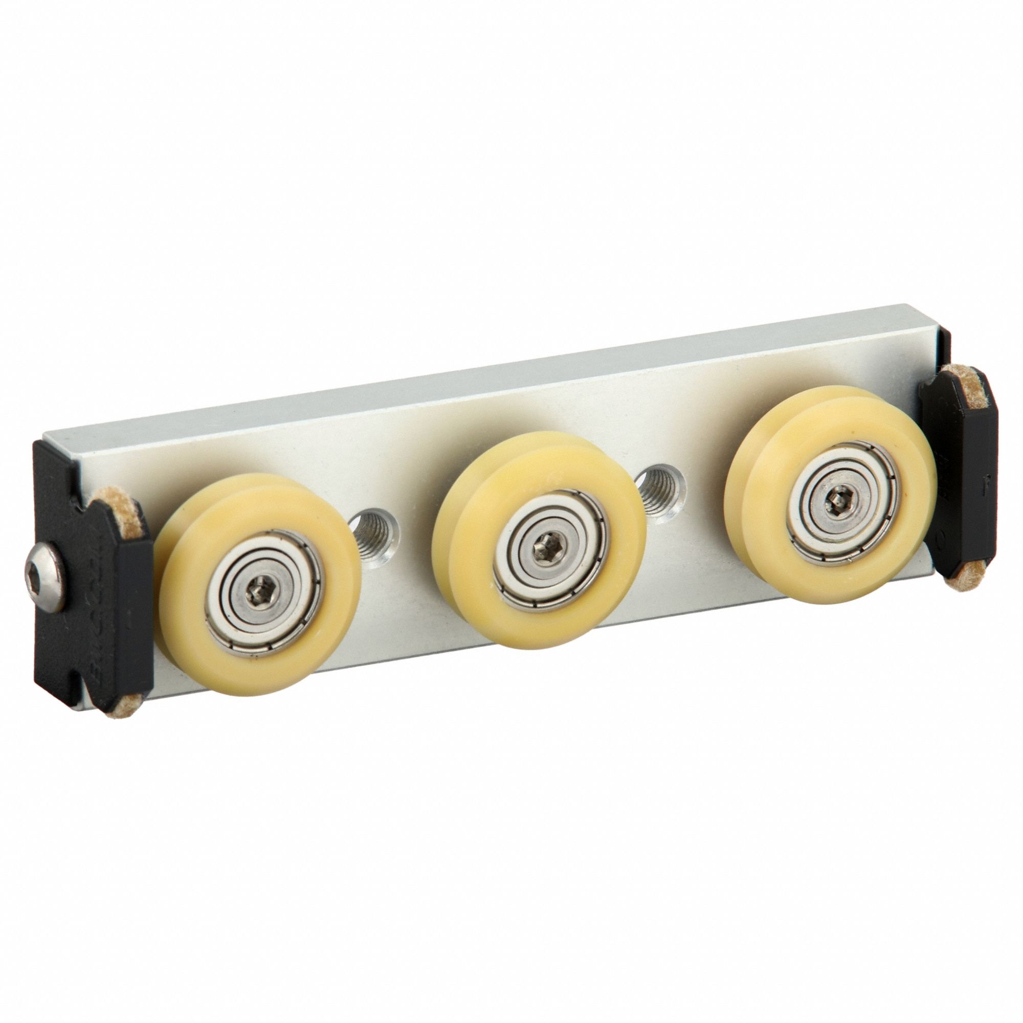 Linear Guide Carriage Assembly: PW, Size 2, 3-Roller Assembly, Ball