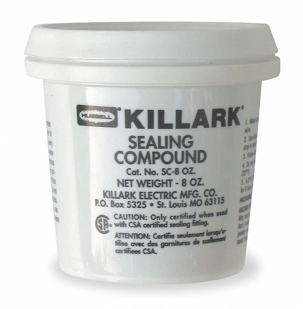 Hubbell Killark Sealing Compound 8 Oz 2ne38 Sc 8oz Grainger