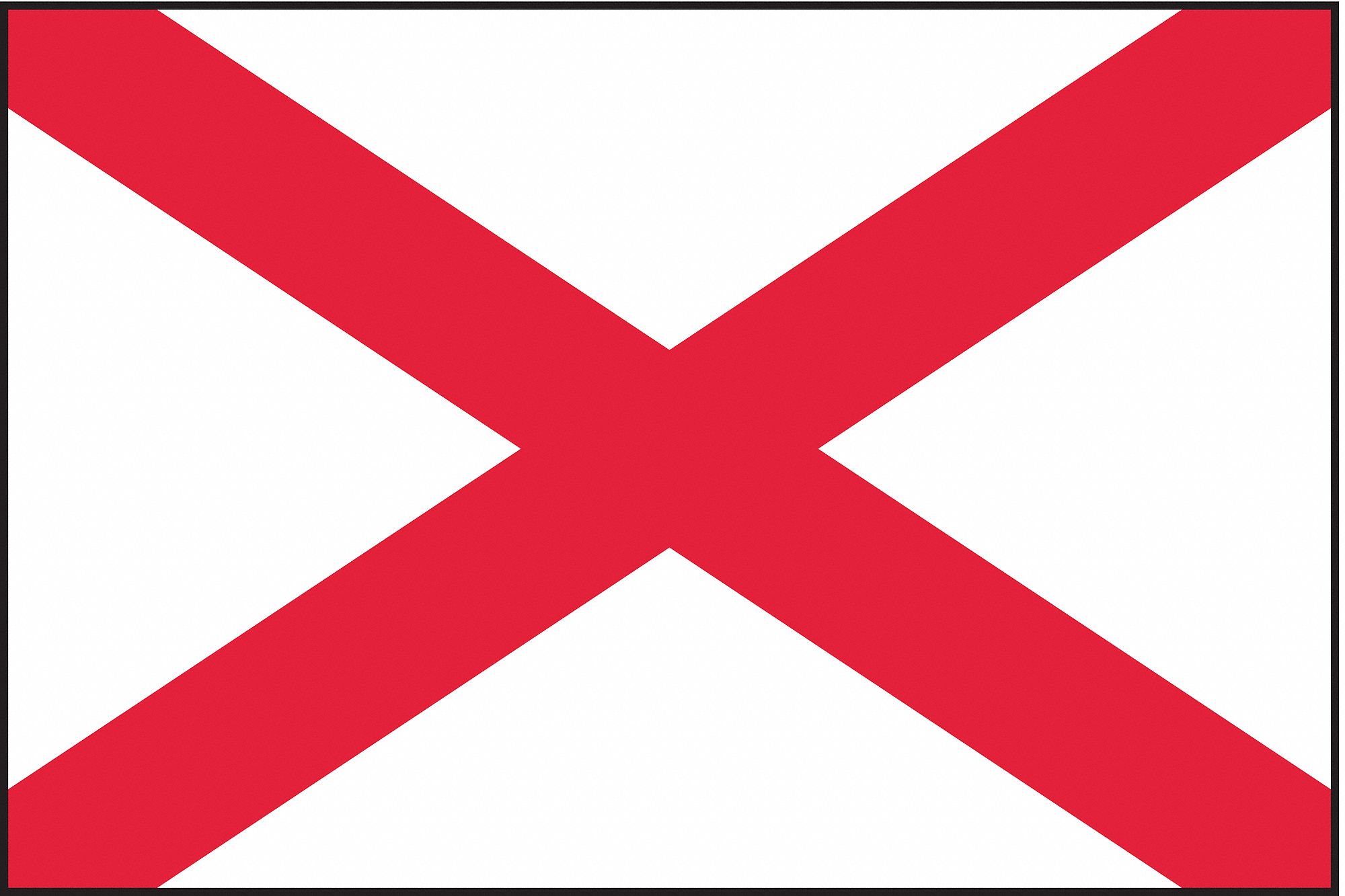 2NEH1 - D3761 Alabama State Flag 3x5 Ft